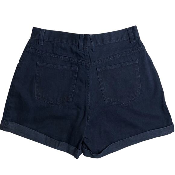 Vintage Y2K No Boundaries High Waist Denim Shorts Womens 11/12 Blue NWT 1997 - Picture 2 of 7